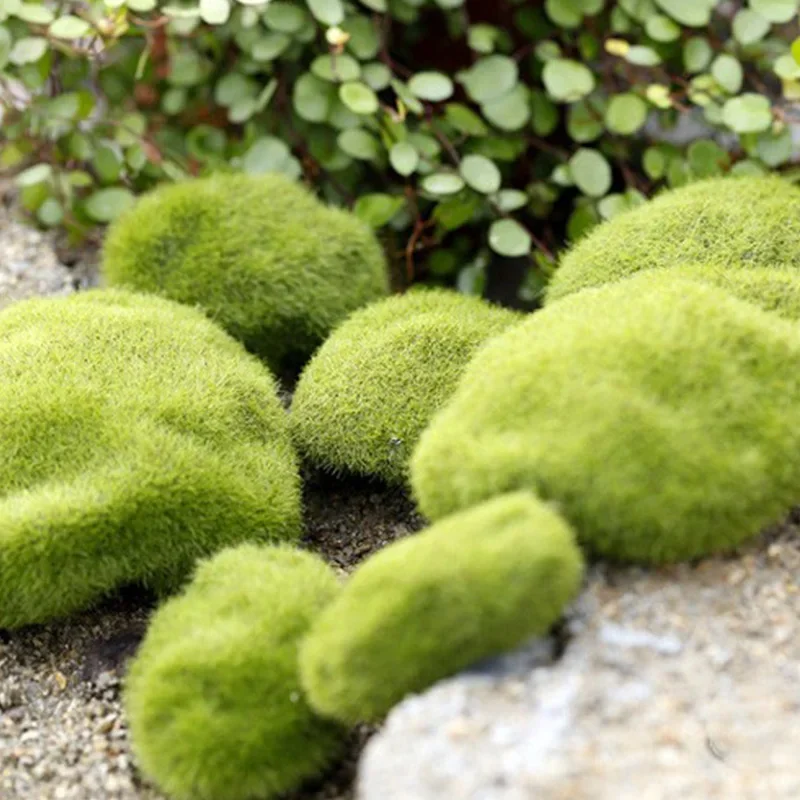 Bonsai Rock Garden - Fake Stone Artificial Moss Rocks Home