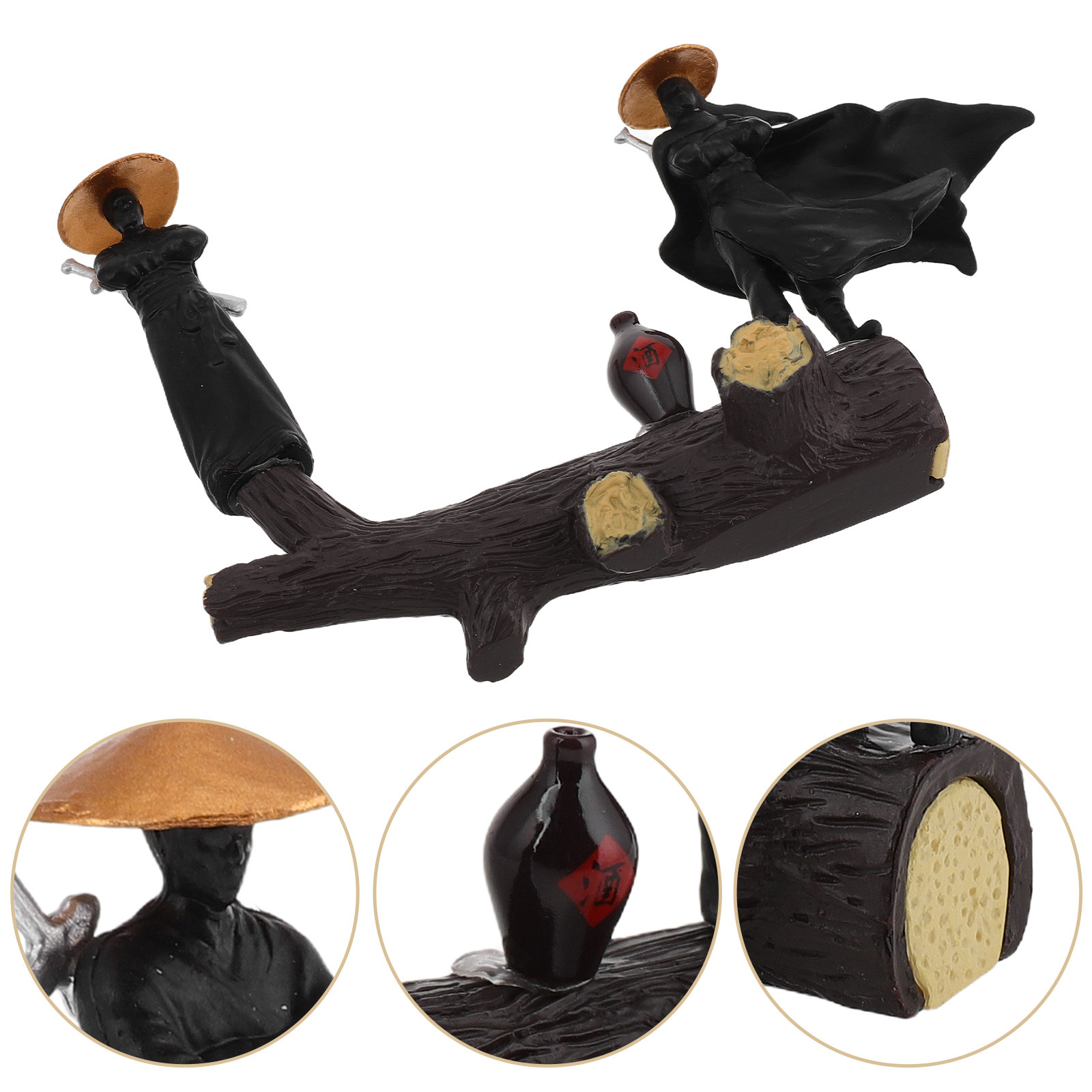 Bonsai Garden Chinese Garden - 1Set Ancient Chinese Warrior Car Dashboard