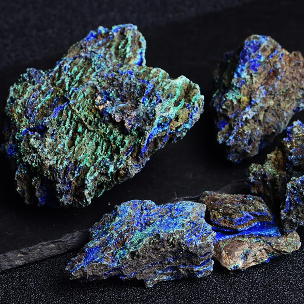 Natural Azurite Stone Ore and  - огляд і ціна Bonsai Rock Garden