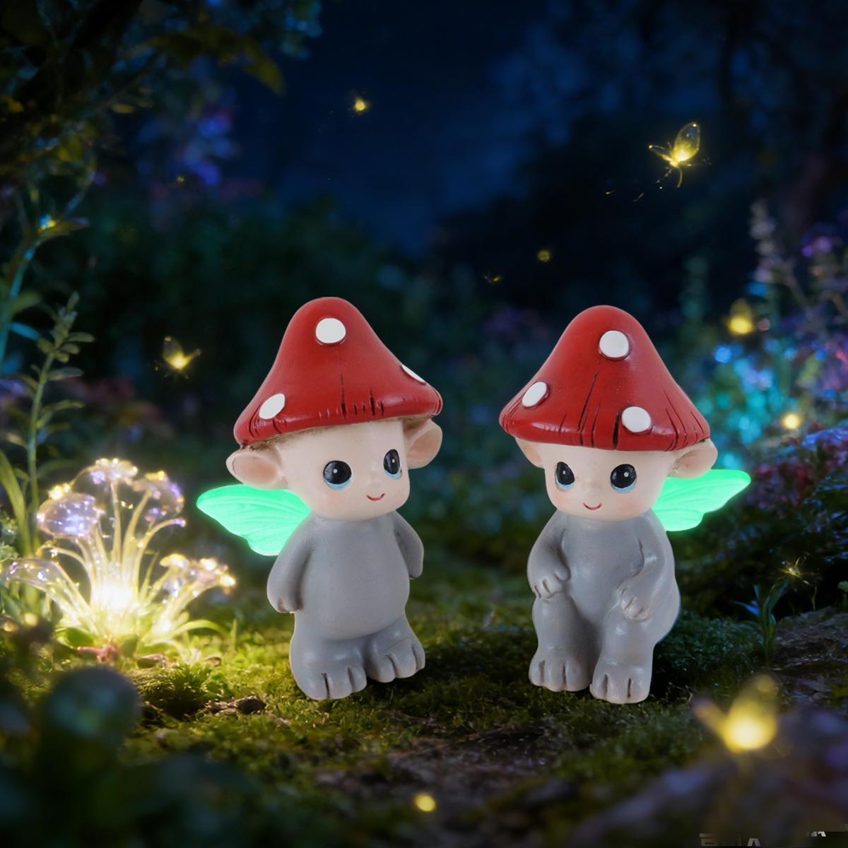 2-PCS Fluorescent Wings Mushro - огляд і ціна Us Bonsai Garden