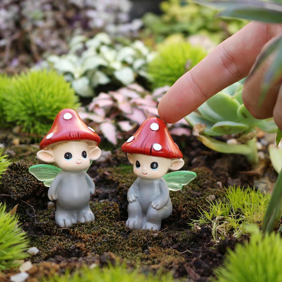 2-PCS Fluorescent Wings Mushro - огляд і ціна Us Bonsai Garden