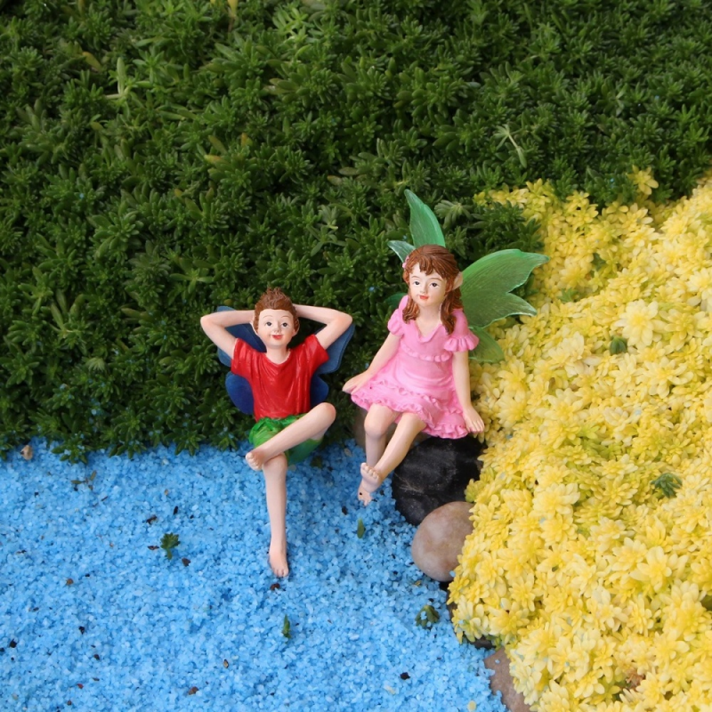 2pcs Couples Looking Up At The - огляд і ціна Up Bonsai Garden