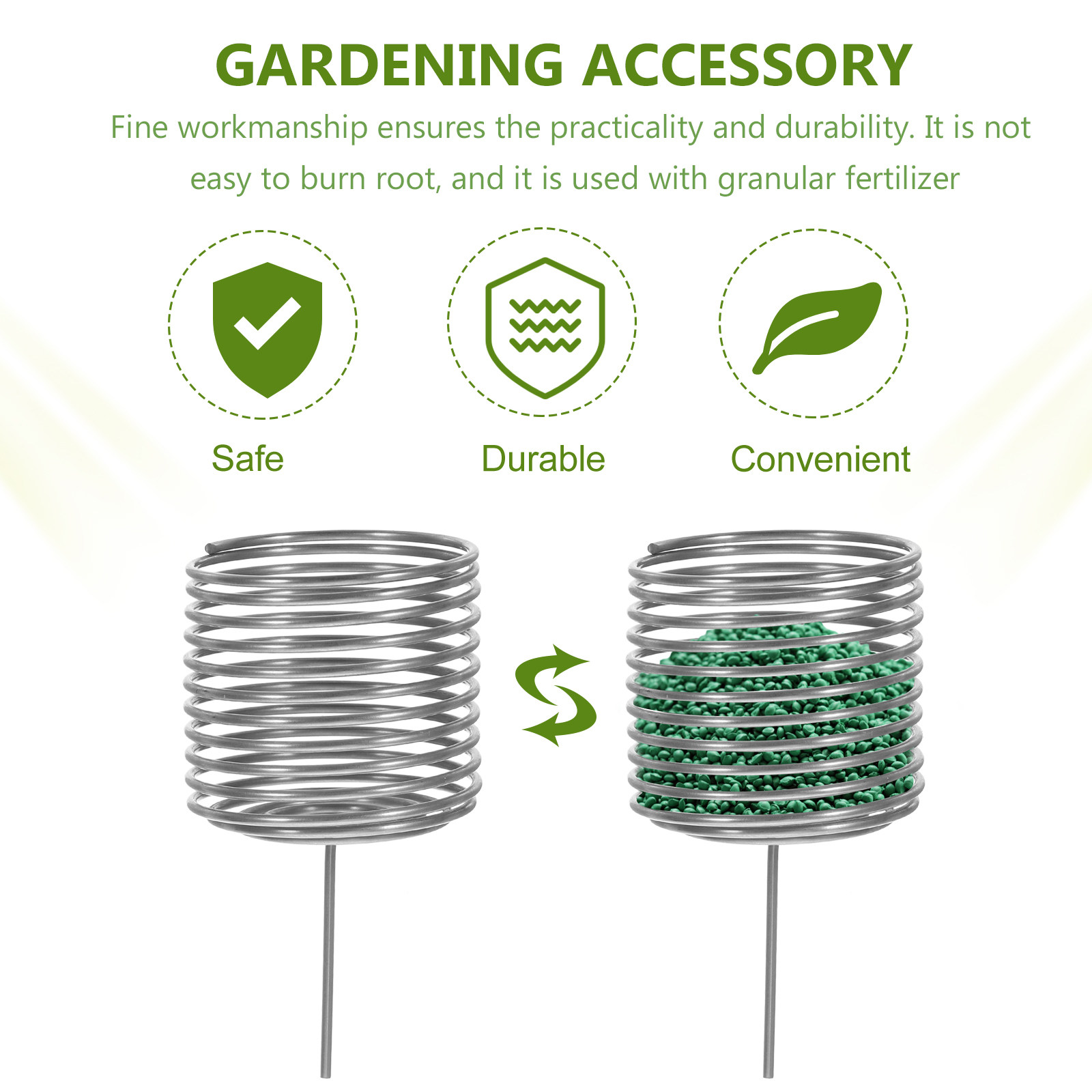 10Pcs Stainless Steel Fertiliz - огляд і ціна Us Bonsai Garden