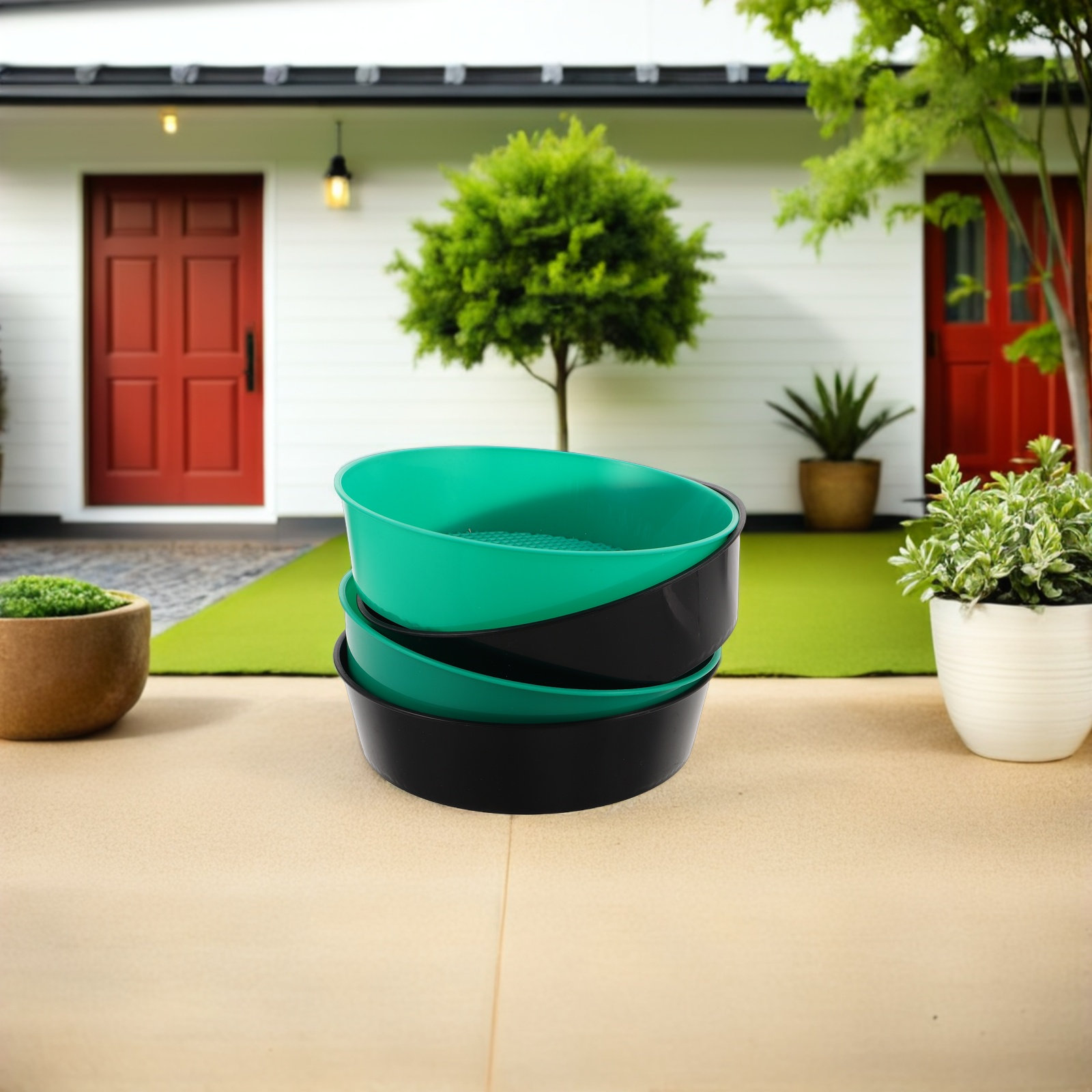 4Pcs Plastic Garden Sieve Roun - огляд і ціна Bonsai Rock Garden