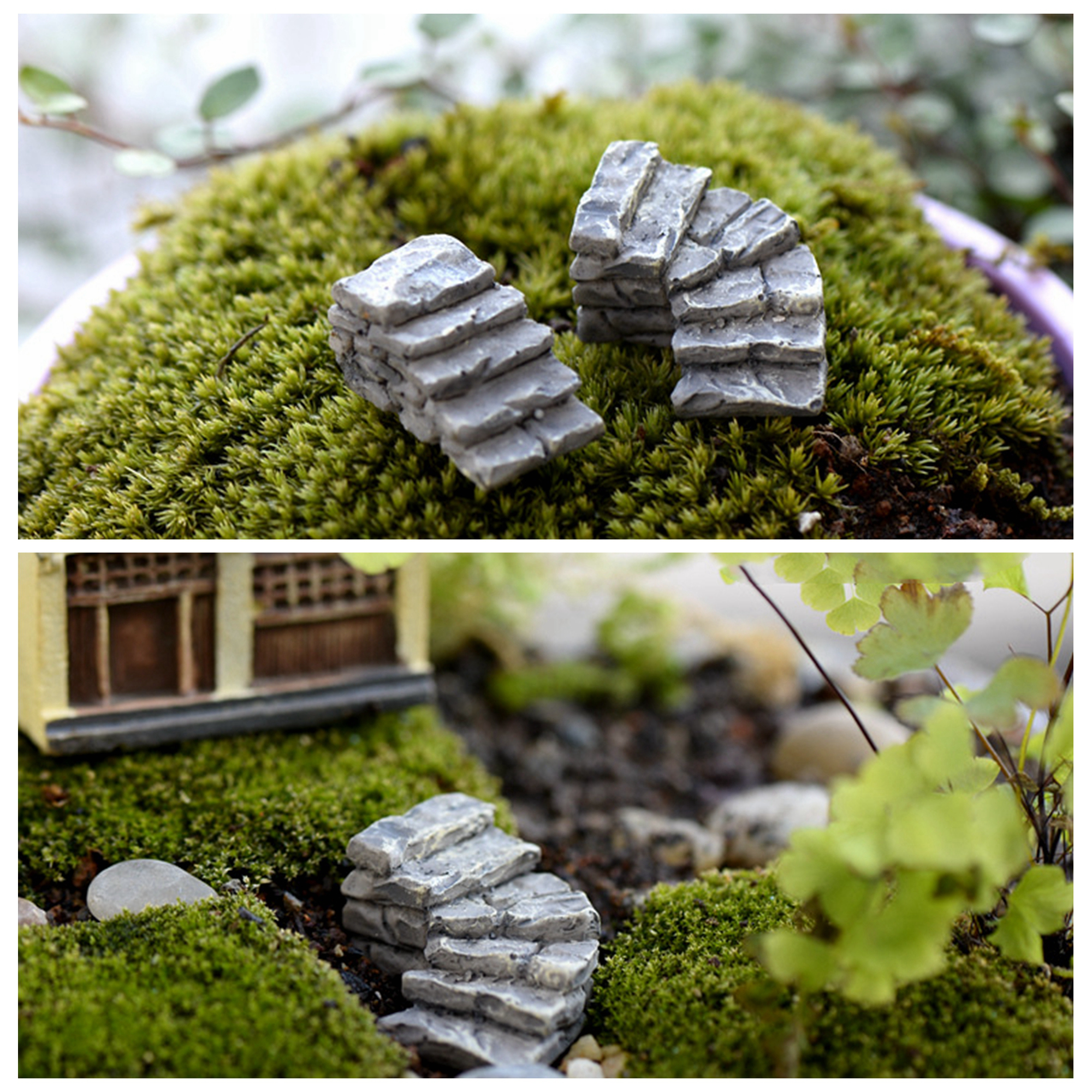 8pcs Miniature Fairy Garden Ac - огляд і ціна Bonsai Garden Chinese Garden