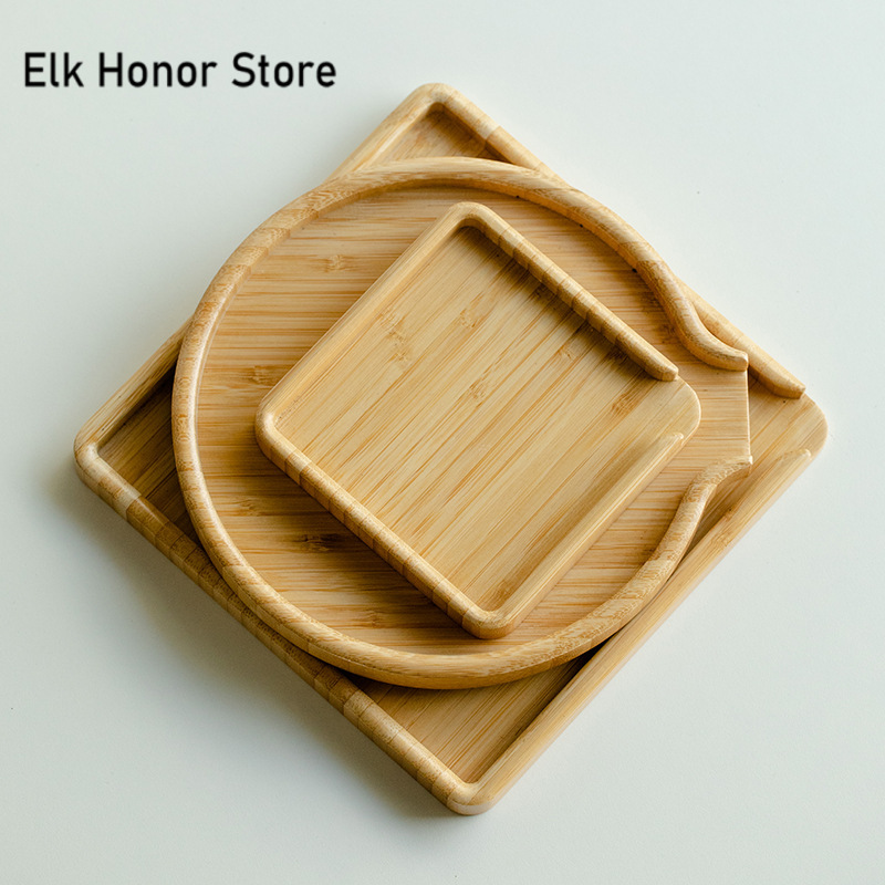 Chinese Bamboo Food Tray Puer  - огляд і ціна Bonsai Garden Chinese Garden