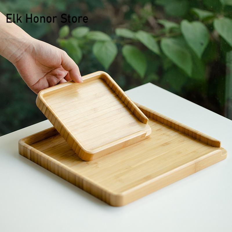 Chinese Bamboo Food Tray Puer  - огляд і ціна Bonsai Garden Chinese Garden