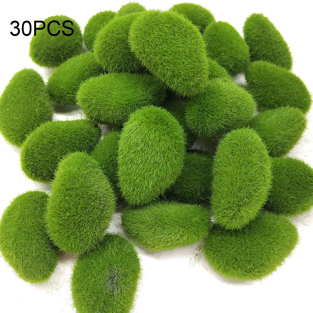 30pcs Green Artificial Moss Ro - огляд і ціна Bonsai Rock Garden