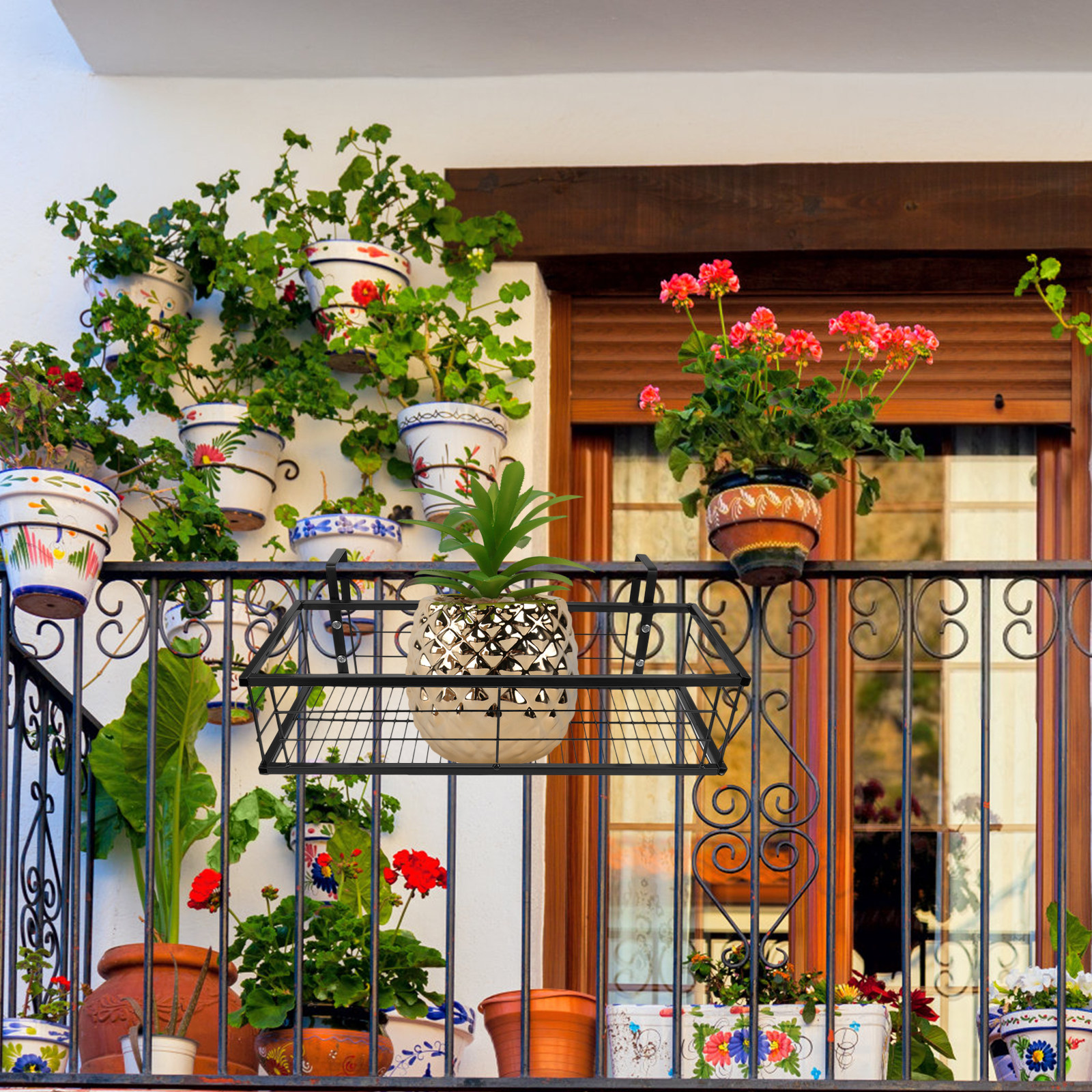 1Pcs Balcony Hanging Flower Po - огляд і ціна Us Bonsai Garden