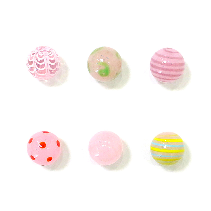 6pcs 16mm Rare Glass Marbles B - огляд і ціна Bonsai Garden Chinese Garden