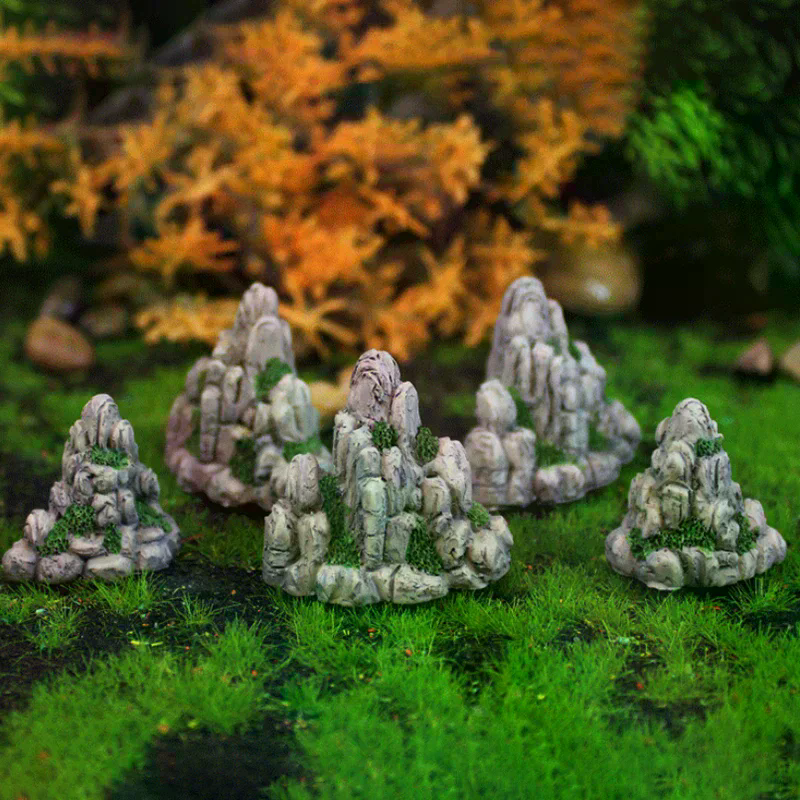 Mini Mountain Miniature Fake S - огляд і ціна Bonsai Rock Garden
