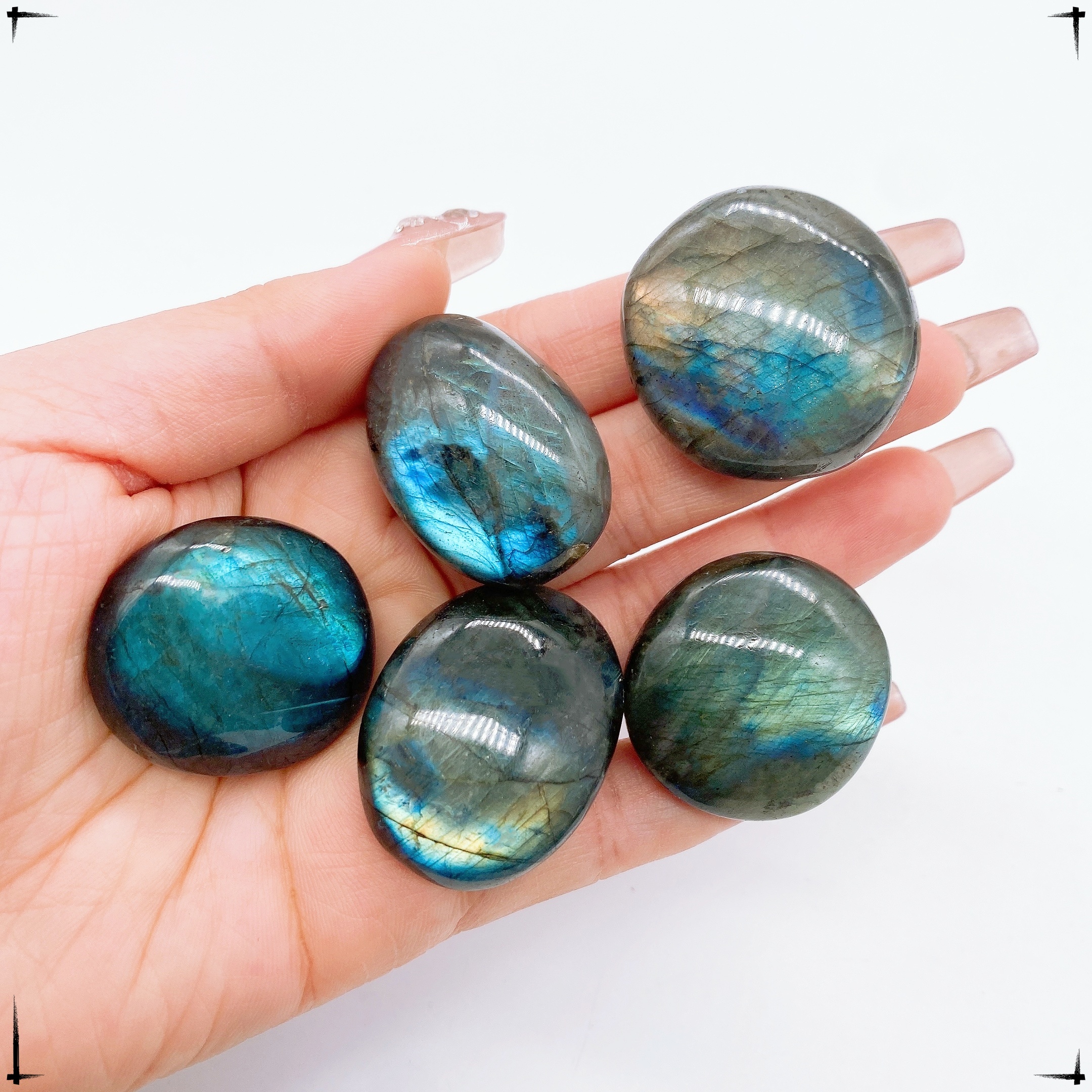 30*25MM Natural Blue Labradori - огляд і ціна Bonsai Rock Garden