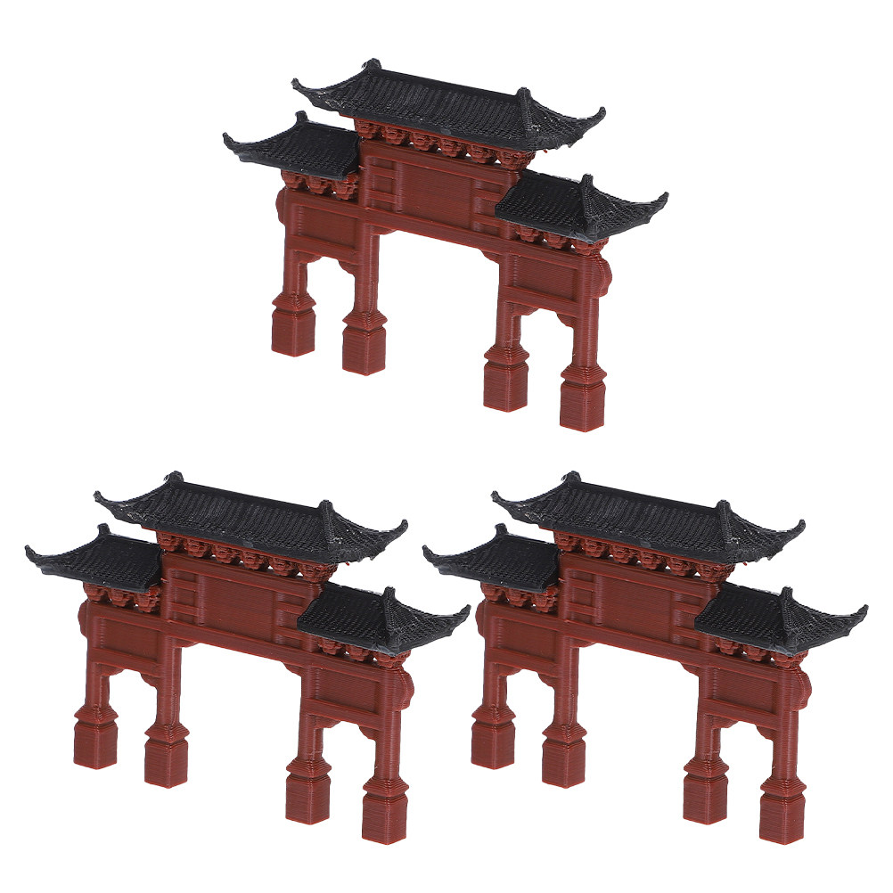 3Pcs Miniature Ancient Chinese - огляд і ціна Bonsai Garden Chinese Garden