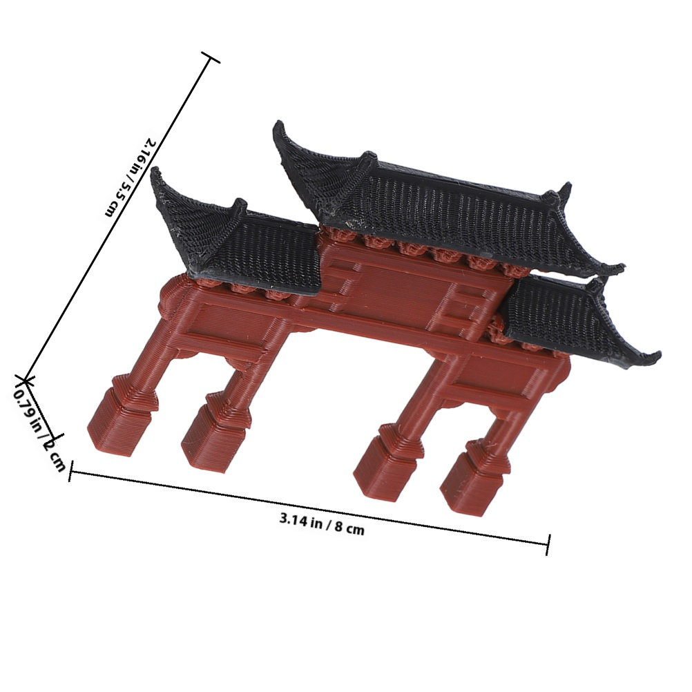 3Pcs Miniature Ancient Chinese - огляд і ціна Bonsai Garden Chinese Garden