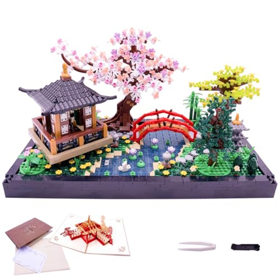 Micro Building Blocks Sets Chi - огляд і ціна Bonsai Zen Garden Lego
