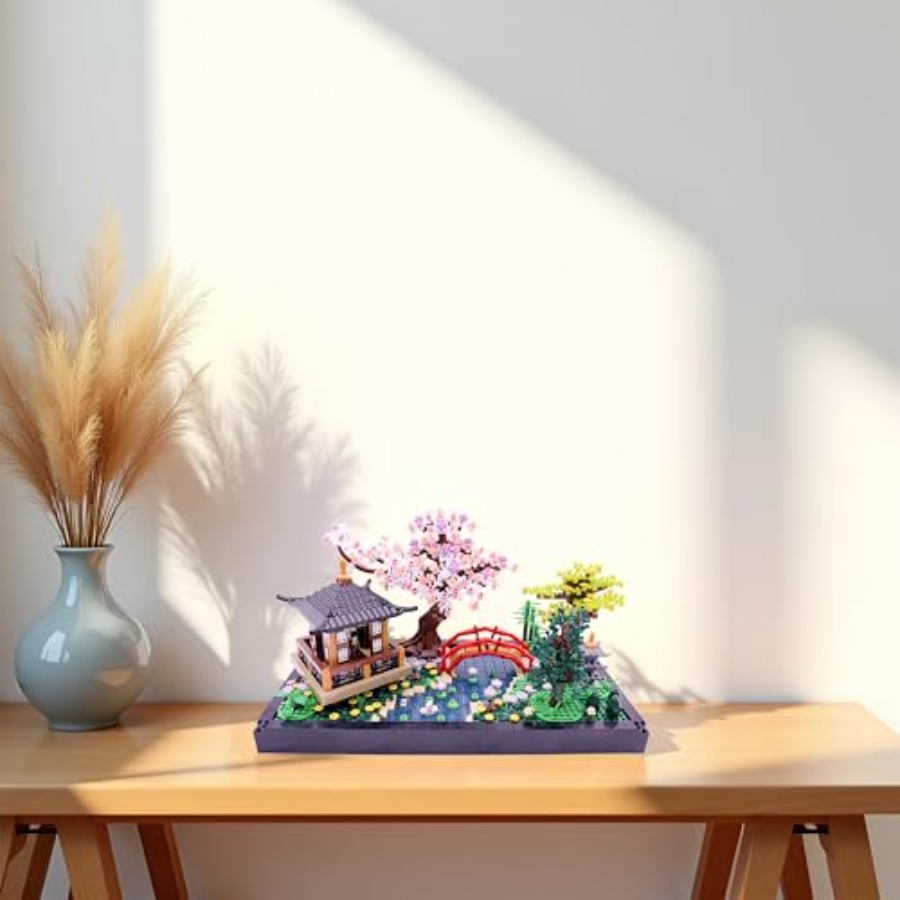 Micro Building Blocks Sets Chi - огляд і ціна Bonsai Zen Garden Lego