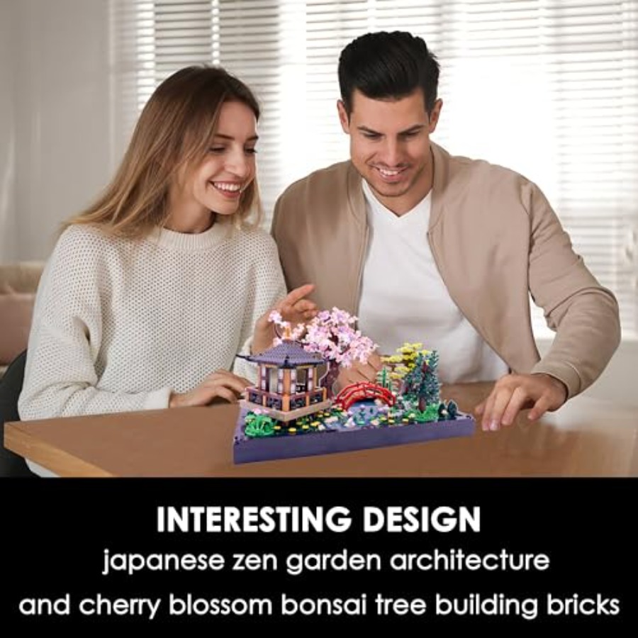Micro Building Blocks Sets Chi - огляд і ціна Bonsai Zen Garden Lego