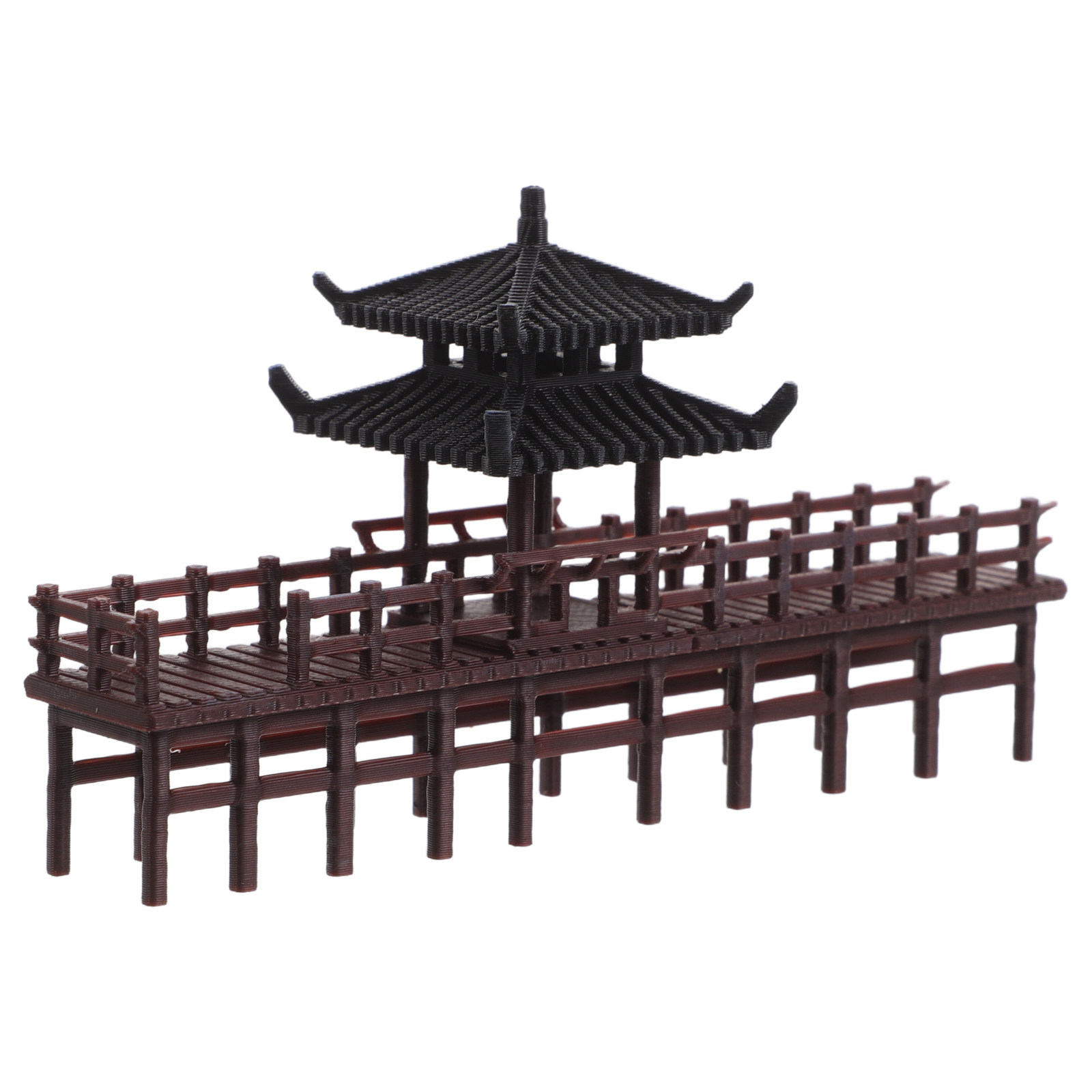 Mini Chinese Pavilion Bridge D - огляд і ціна Bonsai Garden Chinese Garden