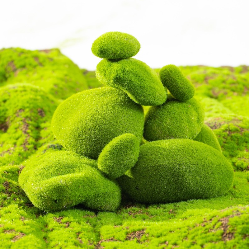 10pcs Artificial Moss Stones F - огляд і ціна Bonsai Rock Garden