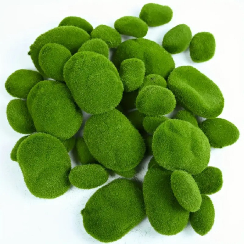 10pcs Artificial Moss Stones F - огляд і ціна Bonsai Rock Garden